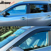 Load image into Gallery viewer, 2014-2020 Nissan Rogue Slim Style Smoke Tinted Window Visors Acrylic