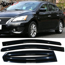 Load image into Gallery viewer, 2013-2019 Nissan Sentra Slim Style Smoke Window Visor Guard Acrylic