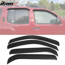 Load image into Gallery viewer, 2005-2016 Nissan Xterra Tape On Smoke Tinted Visor Windows Acrylic