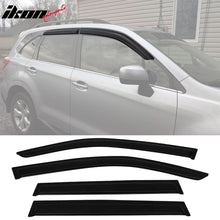 Load image into Gallery viewer, 2014-2018 Subaru Forester Slim Style Smoke Tinted Window Visor Acrylic