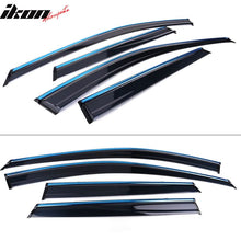 Load image into Gallery viewer, 2015-2019 Subaru Outback Polycarbonate Window Visor W/ Chrome Trim 4PC