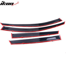 Load image into Gallery viewer, 2015-2019 Subaru Outback Polycarbonate Window Visor W/ Chrome Trim 4PC