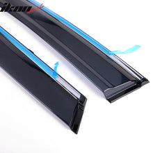 Load image into Gallery viewer, 2015-2019 Subaru Outback Polycarbonate Window Visor W/ Chrome Trim 4PC
