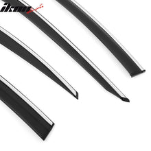 Load image into Gallery viewer, 2025 Toyota Camry 4PC Window Visors Vent Rain Guard W/Chrome Trim PMMA