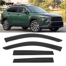 Load image into Gallery viewer, 2022-2025 Toyota Corolla Cross 4PCS Tape on Window Visors Sun Guards