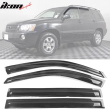 Load image into Gallery viewer, 2001-2007 Toyota Highlander Slim Style Smoke Visor Window Vent Acrylic