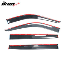 Load image into Gallery viewer, 2020-2024 Toyota Highlander PC Side Window Visors w/ Chrome Trim 4PCS
