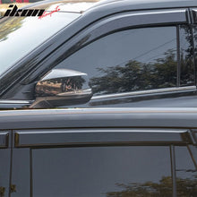 Load image into Gallery viewer, 2020-2024 Toyota Highlander PC Side Window Visors w/ Chrome Trim 4PCS
