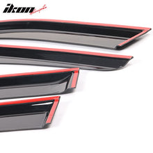 Load image into Gallery viewer, 2020-2024 Toyota Highlander PC Side Window Visors w/ Chrome Trim 4PCS