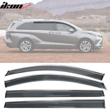 Load image into Gallery viewer, 2021-2025 Toyota Sienna PC Injection Window Visor Chrome Trim 4PCS