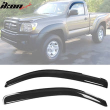 Load image into Gallery viewer, 2005-2015 Toyota Tacoma Standard Cab Slim Style Acrylic Visor Windows