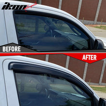 Load image into Gallery viewer, 2005-2015 Toyota Tacoma Standard Cab Slim Style Acrylic Visor Windows