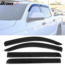 Load image into Gallery viewer, 2007-2021 Toyota Tundra Crewmax Cab Tape On Smoke Tinted Visor Windows