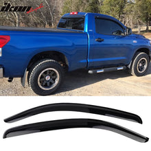 Load image into Gallery viewer, 2007-2017 Toyota Tundra Standard Cab Slim Style Acrylic Visor Windows