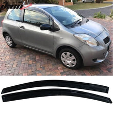 Load image into Gallery viewer, 2007-2011 Toyota Yaris Slim Style Smoke Tinted Visor Windows Acrylic