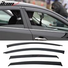Load image into Gallery viewer, 2013-2018 Nissan Altima Slim Style Dark Smoke Window Visors Acrylic