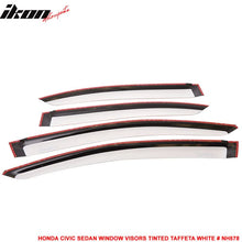 Load image into Gallery viewer, 2012-2015 Honda Civic 4 Door Sedan Tape on Window Visors Shade Acrylic