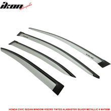 Load image into Gallery viewer, 2012-2015 Honda Civic 4 Door Sedan Tape on Window Visors Shade Acrylic