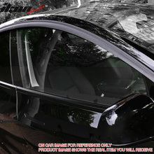 Load image into Gallery viewer, 2020-2024 Tesla Model Y Tape-on Chrome Window Visors ABS 4PCS