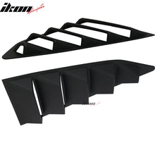 Load image into Gallery viewer, 2016-2024 Chevy Camaro Black Rear Side Window Louver Trunk Spoiler ABS
