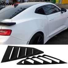 Load image into Gallery viewer, 2016-2024 Chevy Camaro Unpainted Rear Window Louver Side Vent ABS