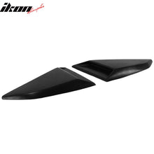 Load image into Gallery viewer, 2016-2024 Chevy Camaro Unpainted Black Quarter Window Louvers Cover PU
