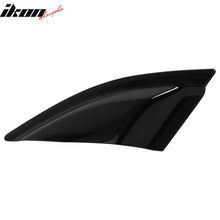 Load image into Gallery viewer, 2016-2024 Chevy Camaro Unpainted Black Quarter Window Louvers Cover PU