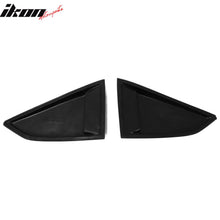 Load image into Gallery viewer, 2016-2024 Chevy Camaro Unpainted Black Quarter Window Louvers Cover PU