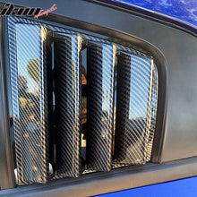 Load image into Gallery viewer, 2011-2023 Dodge Charger V1 Side &amp; Rear Window Louver Cover CF Print