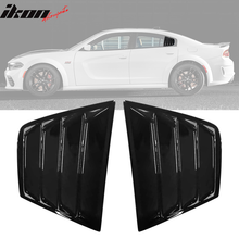 Load image into Gallery viewer, 2011-2023 Dodge Charger V2 Style Window Louver Windshield Gloss Black