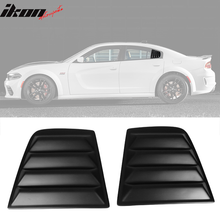 Load image into Gallery viewer, 2011-2023 Dodge Charger V2 Style Window Louver Windshield Gloss Black