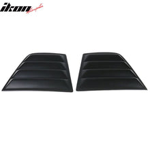Load image into Gallery viewer, 2011-2023 Dodge Charger Black Rear Window Louver Side Quarter Scoop
