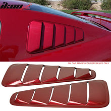 Load image into Gallery viewer, 2005-2009 Ford Mustang V6 Side Quarter Window Louvers Windshield Cover