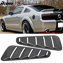 Load image into Gallery viewer, 2005-2009 Ford Mustang V6 Side Quarter Window Louvers Windshield Cover