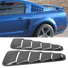 Load image into Gallery viewer, 2005-2009 Ford Mustang V6 Side Quarter Window Louvers Windshield Cover