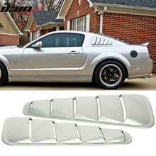 Load image into Gallery viewer, 2005-2009 Ford Mustang V6 Side Quarter Window Louvers Windshield Cover