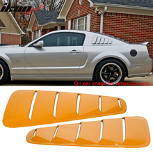 Load image into Gallery viewer, 2005-2009 Ford Mustang V6 Side Quarter Window Louvers Windshield Cover