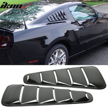 Load image into Gallery viewer, 2005-2009 Ford Mustang V6 Side Quarter Window Louvers Windshield Cover