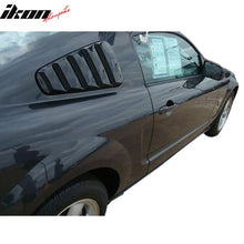 Load image into Gallery viewer, 2005-2009 Ford Mustang V6 Side Quarter Window Louvers Windshield Cover