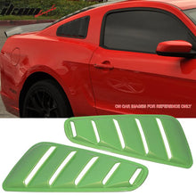 Load image into Gallery viewer, 2010-2014 Ford Mustang Side Window Louvers Sun Shade Cover Windshield
