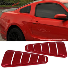 Load image into Gallery viewer, 2010-2014 Ford Mustang Side Window Louvers Sun Shade Cover Windshield