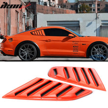 Load image into Gallery viewer, 2015-2023 Ford Mustang Side Window Louvers Sun Shade Cover Windshield