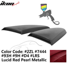 Load image into Gallery viewer, 2015-2023 Mustang R Style Side Quarter Window Louver PU Painted