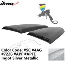 Load image into Gallery viewer, 2015-2023 Mustang R Style Side Quarter Window Louver PU Painted