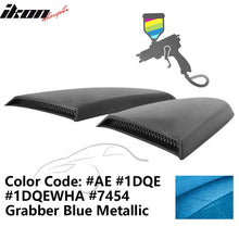 Load image into Gallery viewer, 2015-2023 Mustang R Style Side Quarter Window Louver PU Painted