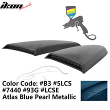 Load image into Gallery viewer, 2015-2023 Mustang R Style Side Quarter Window Louver PU Painted