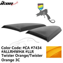 Load image into Gallery viewer, 2015-2023 Mustang R Style Side Quarter Window Louver PU Painted