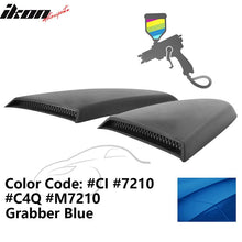 Load image into Gallery viewer, 2015-2023 Mustang R Style Side Quarter Window Louver PU Painted