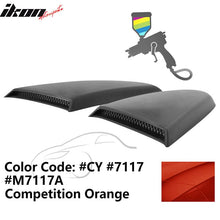 Load image into Gallery viewer, 2015-2023 Mustang R Style Side Quarter Window Louver PU Painted