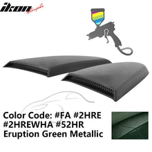Load image into Gallery viewer, 2015-2023 Mustang R Style Side Quarter Window Louver PU Painted